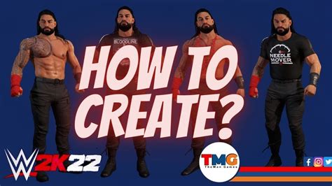 How To Create These Roman Reigns Attires Wwe K Creations Youtube