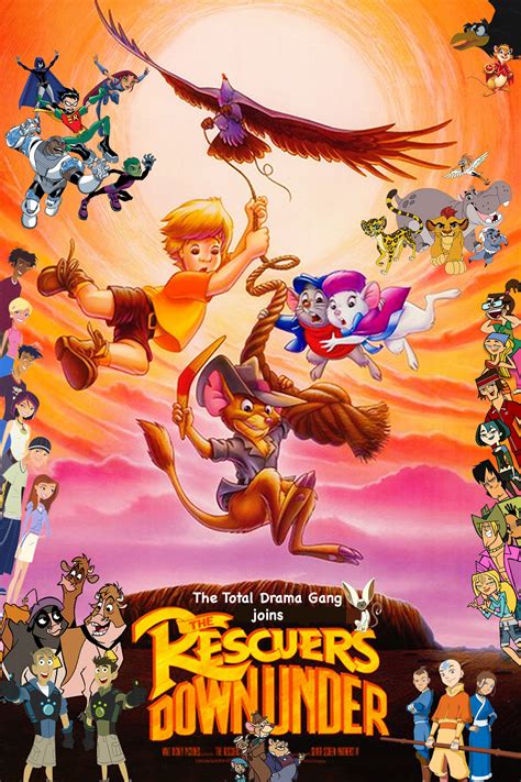 The Total Drama Gang Joins The Rescuers Down Under The Total Drama