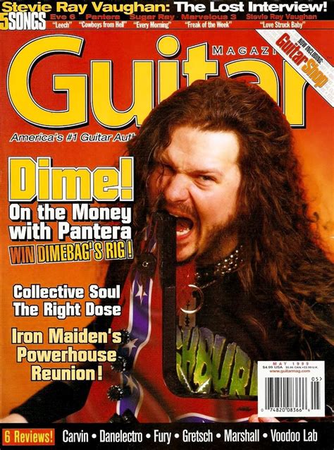 Dimebag Darrell May1999 Guitar Magazine Cover Guitar Magazine
