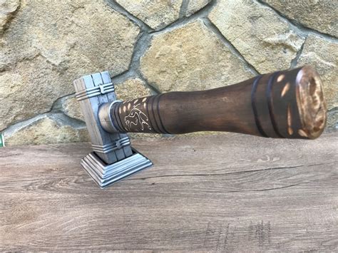 Hand Forged Hammer Viking Axe Thors Hammer Decorative Etsy