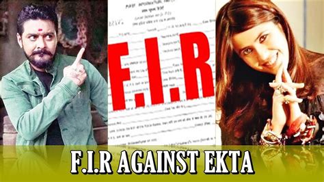 Hindustani Bhau Files Fir Against Ekta Kapoor For Insulting Indian
