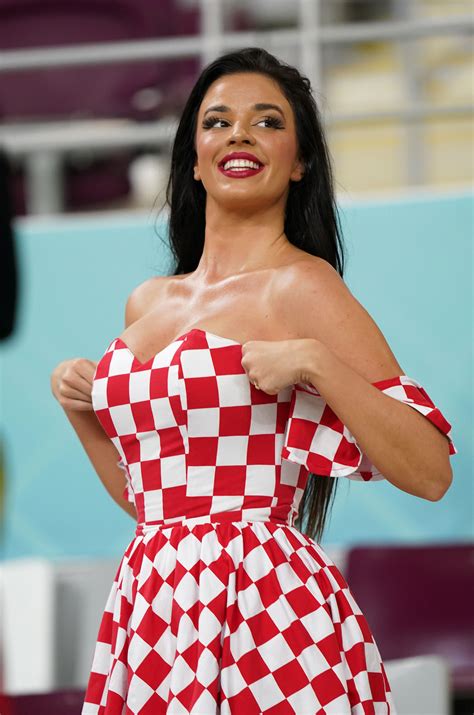 World Cup S Hottest Fan Ready To Cheer On Croatia In Mini Dress
