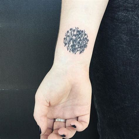 Floral Circle Tattoo