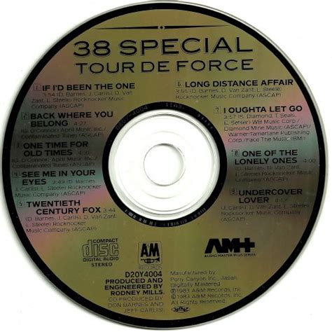 38 Special Tour De Force 1983 Israbox Hi Res
