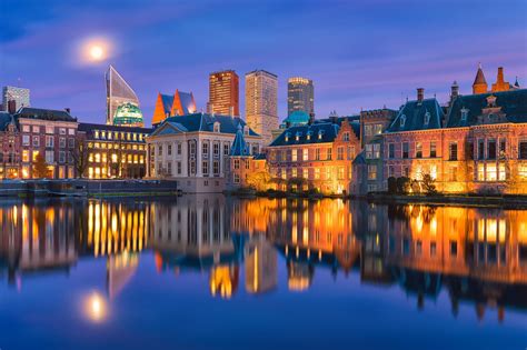Hague Netherlands The Hague Netherlands Holland Night City