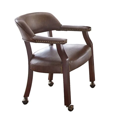 upholstered dining chairs with casters | Стулья для ...