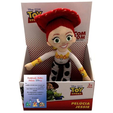 Boneca Pelúcia Jessie Que Fala Emite Sons Toy Story Disney Submarino