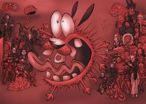 Pin By Colin On Courage The Cowardly Dog Monster Artwork Art Eerie Art