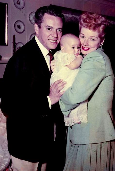 Desi Arnaz And Lucille Ball With There Son Desi Jr I Love Lucy