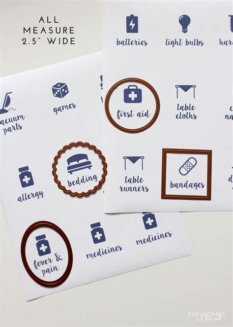 Labeling In The Linen Closet With Free Printable Labels The Homes