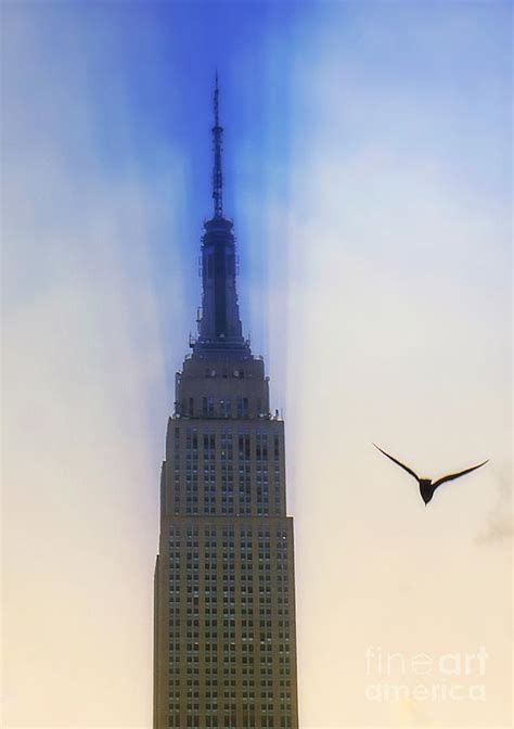 Empire Blue Rays Photograph By Lilliana Mendez Fine Art America