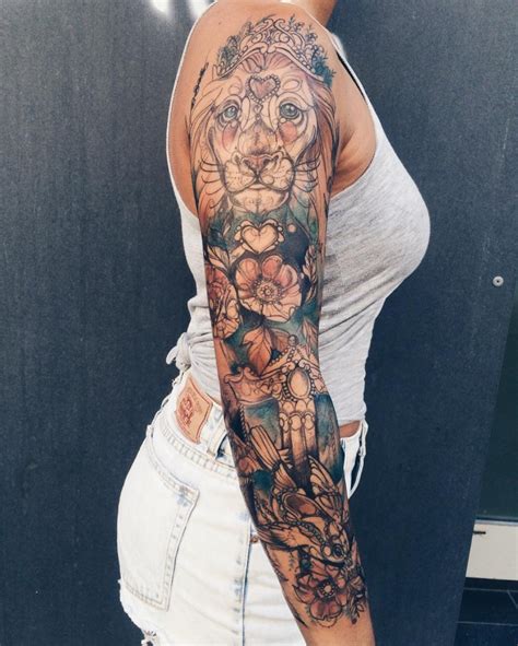 43 Most Gorgeous Sleeve Tattoos For Women Page 4 Of 5