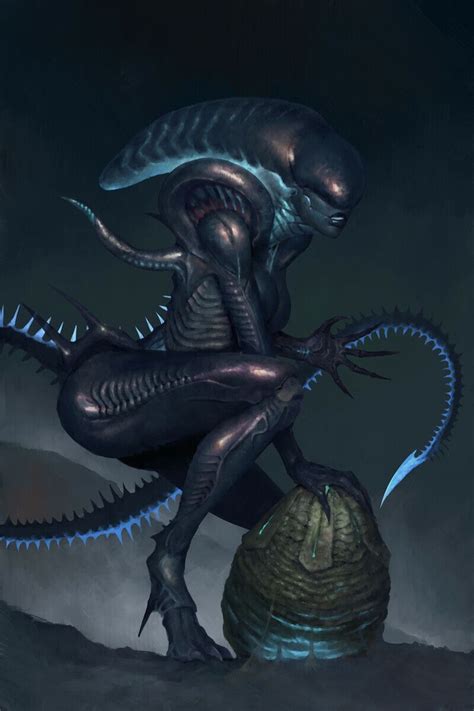 Artstation Xenomorphs Oleg Bulakh Alien Concept Art Predator