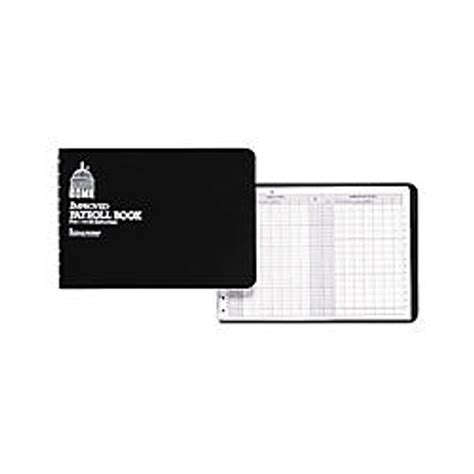 Dome Payroll Book 6 12 Inch X 10 Inch 1 15 Employees Blue