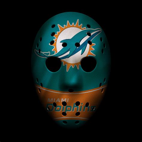The miami dolphins are a professional american football team based in the miami metropolitan area. Miami Dolphins War Mask 3 Photograph by Joe Hamilton