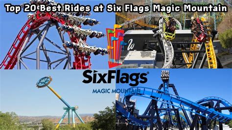 Top 20 Best Rides At Six Flags Magic Mountain 2021 Youtube