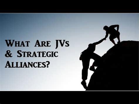 Strategic Alliance Vs Joint Venture Strategic Alliance They Are