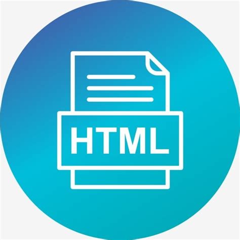 Html File Vector Design Images Html File Document Icon Html Icons