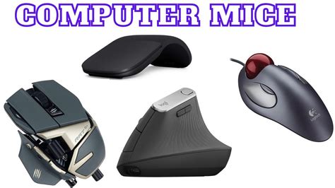 Different Types Of Computer Mice Youtube