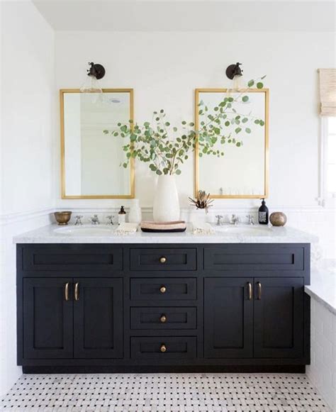 Mixing Metal Finishes In The Bathroom Centsational Style White