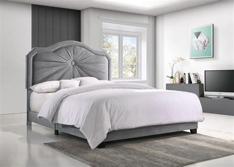 Find the perfect home furnishings at hayneedle, where you can buy online while you explore our. Best Quality Furniture Upholstered Panel Bed in Velvet ...