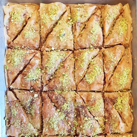 My First Attempt At Baklava With A Pistachio And Walnut Mixture R Baking