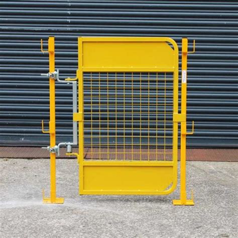 Spring Operated Scaffold Ladder Access Gate Handrail Safety