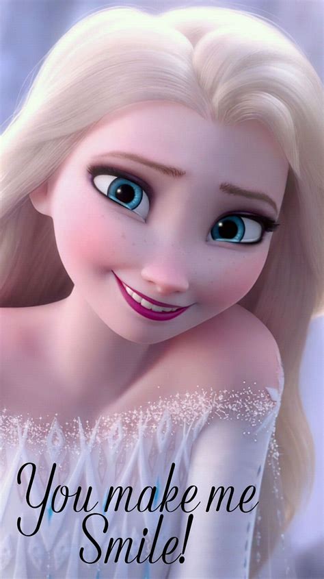 Frozen Elsa And Anna Smiling