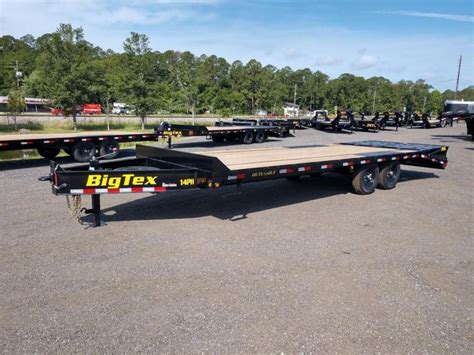 Fb3020b Texas Trailers 30 Bumper Pull Deck Over Flatbed Shown W