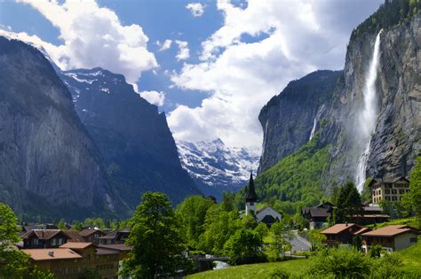 Majestic Lauterbrunnen Switzerland World For Travel