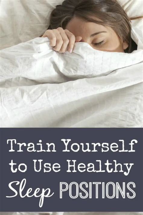 Train Yourself To Use Healthy Sleeping Positions Healthpositiveinfo