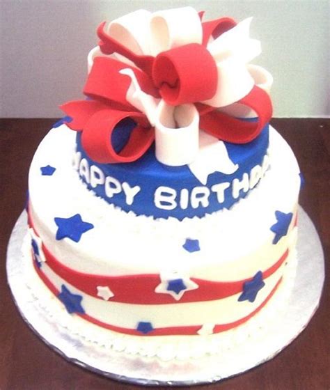 4th Of July Birthday Cake By Cherissweets Cakesdecor
