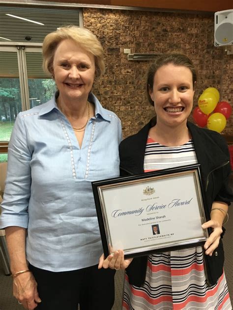 Jnc Volunteer Wins Community Service Award The Jnc