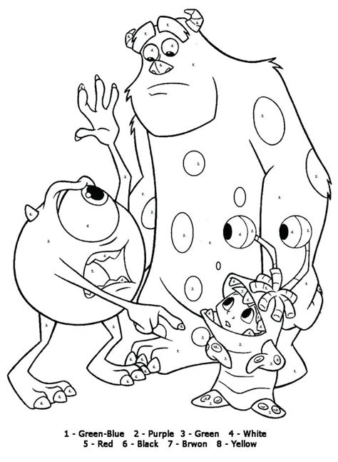 Color By Number Halloween Coloring Pages at GetColorings.com | Free