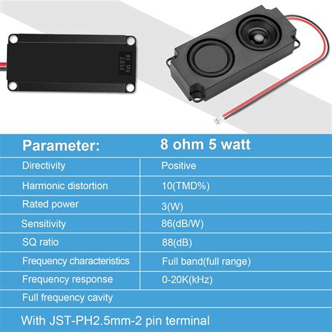 mua makerhawk 2pcs ar duino speaker 5 watt 8 ohm double cavity mini speaker full range cavity