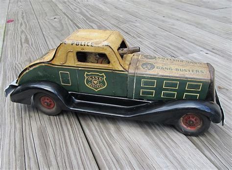 Antique Marx 1930's Siren Police Car - angelaanneart