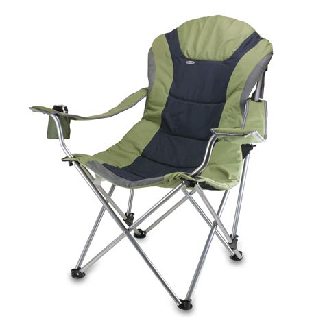 Oniva A Picnic Time Brand Portable Reclining Camp Chair Navy Sports And Outdoors
