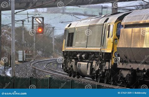 Heavy Freight West Coast Line Uk Stock Image Image 27621309
