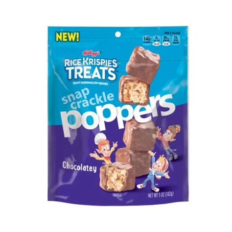 Kelloggs Rice Krispies Treats Snap Crackle Poppers Chocolatey Crispy