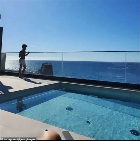 Photos Cristiano Ronaldo Enjoys Return To Madeira Girlfriend Georgina Shows Off Their Rooftop