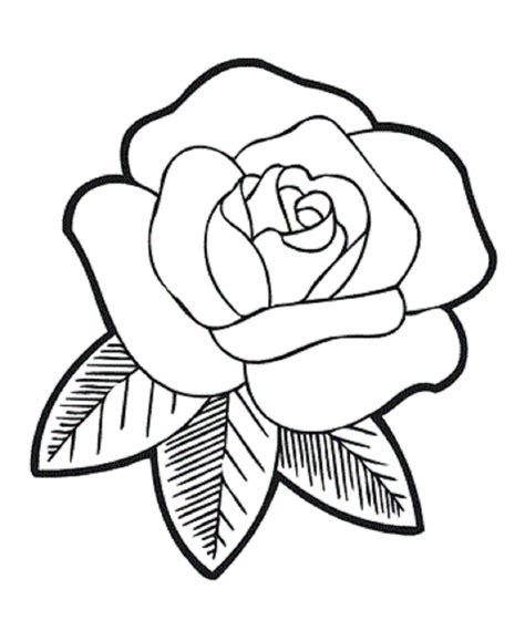 57 Dessins De Coloriage Roses à Imprimer Sur Page 4