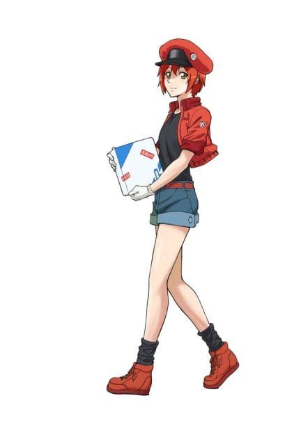 Cells At Work Anime Gets Character Visuals For Red And White Blood