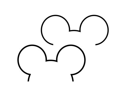 Mickey Heads Outline Svg Mickey Mouse Svg Disney Svg Files For Images