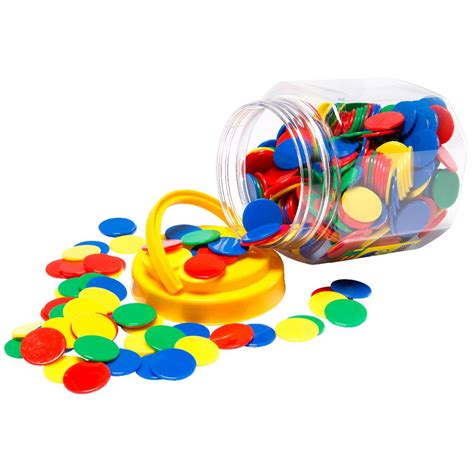 Educational Colours Round Counters 400 Pack Officeworks