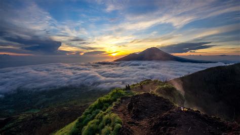 Mount Batur Hd Nature 4k Wallpapers Images Backgrounds Photos And