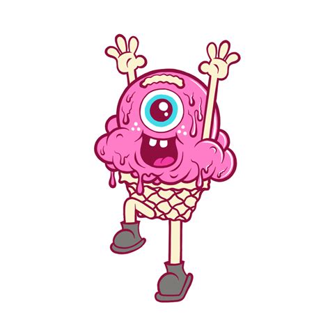 Excited Ice Cream Sticker By Buff Monster For Ios And Android Giphy