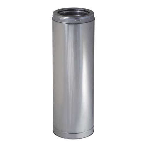 Supervent 24 In L X 8 In Dia Stainless Steel Insulated Double Wall