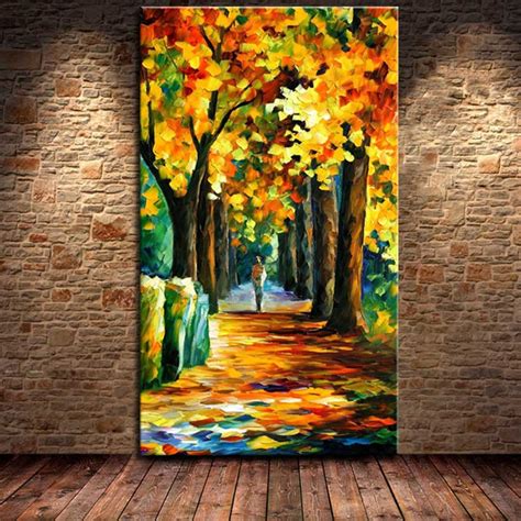 Natural Scenery Oil Painting Tree Scene Landscape Picture
