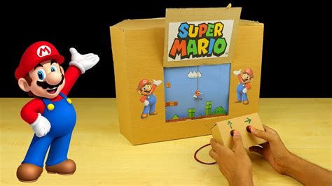 How To Make Amazing Super Mario Gameplay From Cardboard Amazing Game