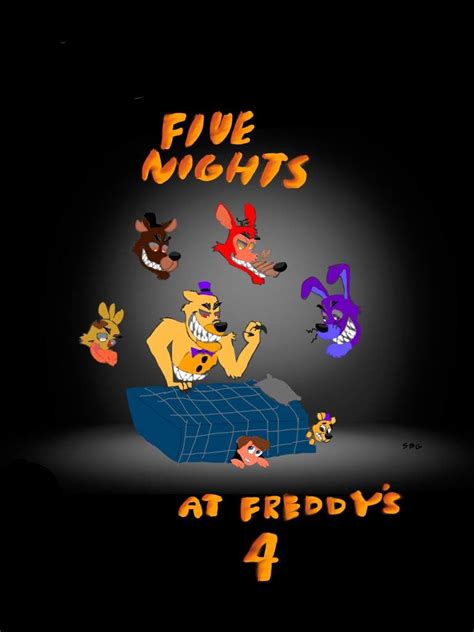 Fnaf 4 Animated Movie Poster Five Nights At Freddys Amino